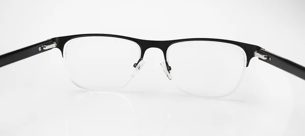 Černá oční optika, brýle — Stock fotografie