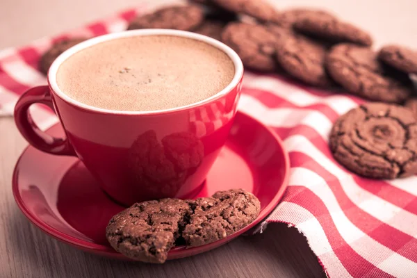 Аромат кофе и печенье — стоковое фото