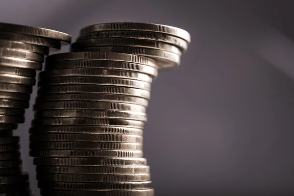 Stack of metal coins — Stock Photo, Image