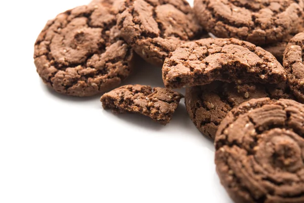 Dolci biscotti al cioccolato — Foto Stock