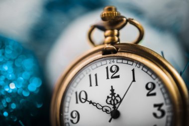 Vintage yeni yıl saati