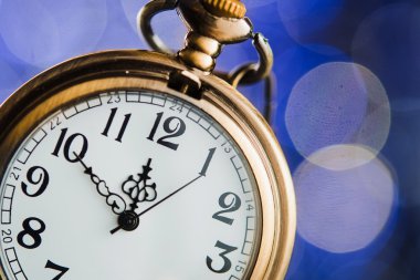 Vintage yeni yıl saati