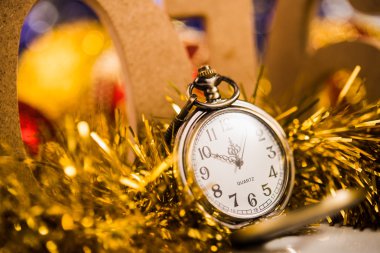 Vintage yeni yıl saati