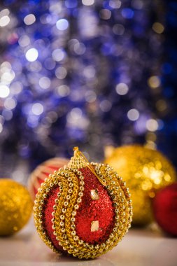 Kırmızı dekoratif Noel top