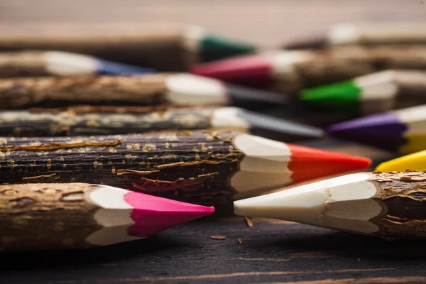 Close-up of color pencils — Stock Photo, Image