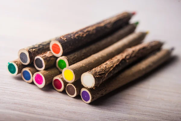 Close-up of color pencils — Stock Photo, Image