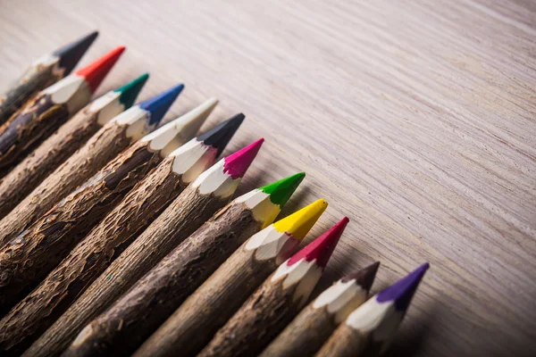 Close-up of color pencils — Stock Photo, Image