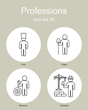 Meslek simgeleri kümesi