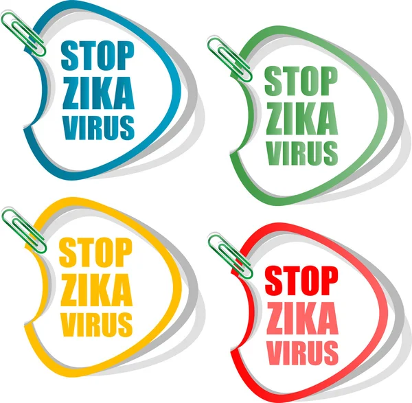 Virus Zika como concepto de peligro Ilustración vectorial del arte — Vector de stock