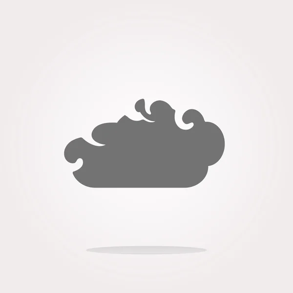 Cloud Icon Vector. Oggetti icona nuvola. Immagine icona nuvola. Immagine icona nuvola. Cloud Icon Graphic. Icona Cloud Art. Disegno icona nuvola — Vettoriale Stock