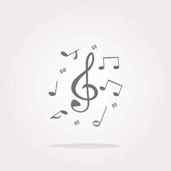 Музыкальная нота Icon Vector. Музыкальная нота Icon Picture. Музыкальная нота Icon Image. Музыкальная нота Icon Art. Музыкальная нота Icon Drawing — стоковый вектор