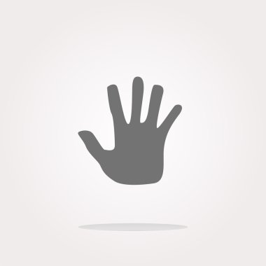 Vektör el simgesi web düğmesi. Web Simgesi Sanatı. Grafik Simgesi Çizimi