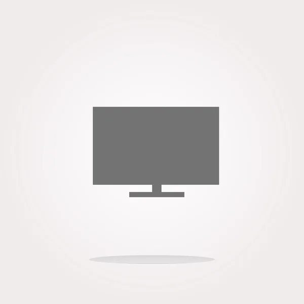 Vetor ícone de botão web tv — Vetor de Stock
