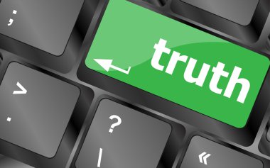 Klavyede Truth tuşu - iş konsepti. Klavye tuşları simge düğme vektörü. Klavye Simgesi, Klavye Simge Vektörü, Klavye Simgesi Sanatı, Klavye Simgesi Uygulaması