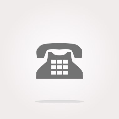 vektör döner telefon, web düğmesi simgesi. vektör simgesi. vektör düğmesi 
