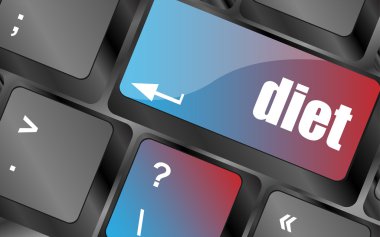 Bilgisayar pc klavye vektör sağlık diyet düğmesi . klavye tuşları, klavye düğmesi, klavye simgesi