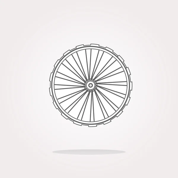 Radsymbol-Vektor. Rad-Icon-Objekt. Symbolbild Rad. Symbolbild Rad. Wheel Icon Graphic. Rad-Ikone-Kunst. Rad Icon JPG. Radsymbol EPS. Rad-Ikone KI. Rad-Ikone zeichnen — Stockvektor