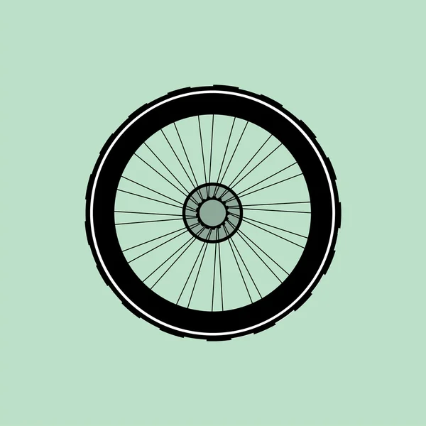 Icono de rueda. rueda Icono Vector. Rueda de bicicleta Icon Art. rueda icono de imagen. Icono de rueda de bicicleta logo. Icono de rueda signo. rueda Icono plano. diseño del icono de la rueda. Bicicleta rueda icono aplicación. — Vector de stock