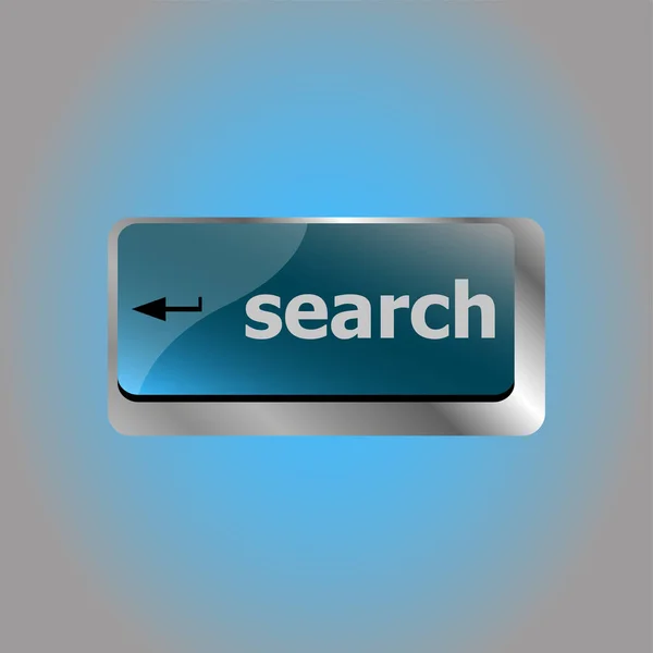 Computer Keyboard Key Search Enter Button — Stock Photo, Image