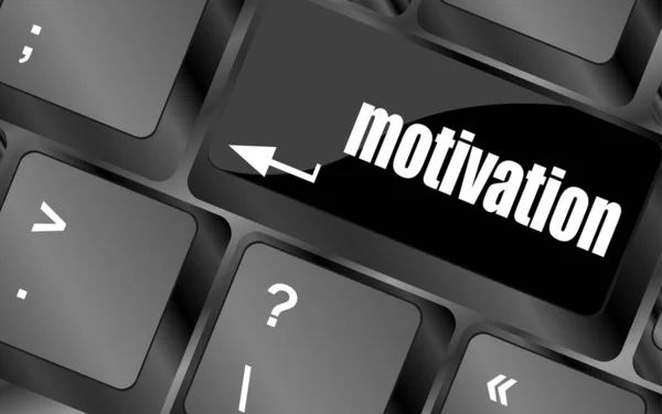 Motivation Button Computer Keyboard Key — Stock Photo, Image