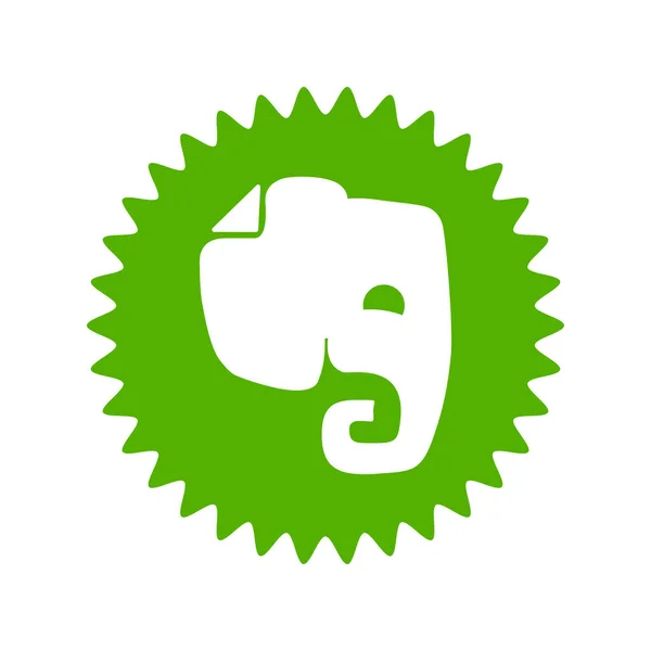 Evernote Ist Eine App Zum Organisieren Notieren Und Archivieren Evernote — Stockfoto