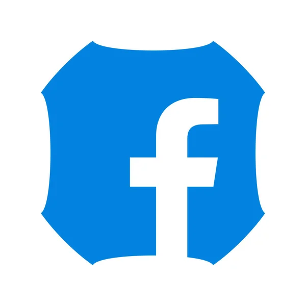 Assinatura Logotipo Facebook Facebook Serviço Redes Sociais Bem Conhecido Ícone — Fotografia de Stock