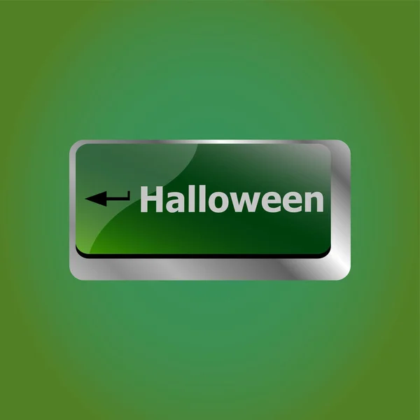 Clavier Ordinateur Avec Touche Halloween — Photo