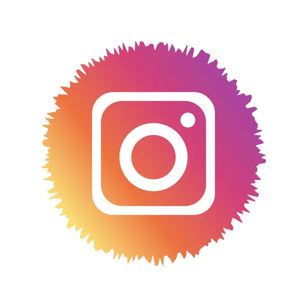 Instagram Logó Instagram Online Szolgáltatás Online Felhasználók Számára Videókat Képeket — Stock Fotó