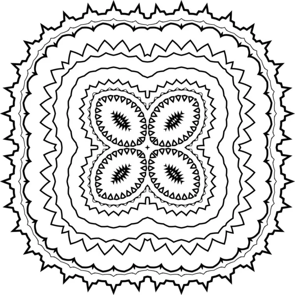 Mandala Para Tarjeta Felicitación Impresión Estuche Etc Patrón Abstracto Diwali — Archivo Imágenes Vectoriales