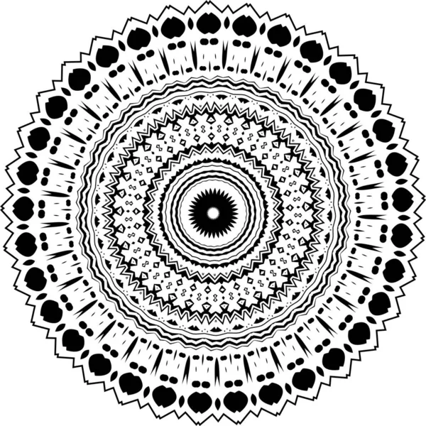 Mandala Pro Blahopřání Případ Tisk Atd Abstraktní Vzorec Diwali Vzor — Stockový vektor