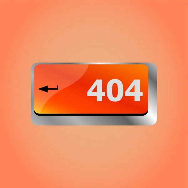 计算机键盘键上404个文本按钮 — 图库照片