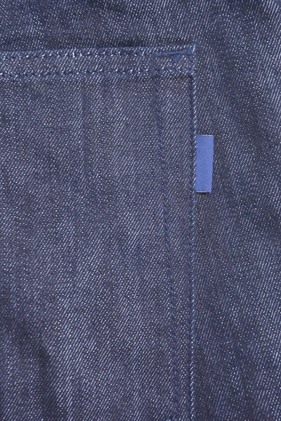 Close Van Blauwe Jeans Denim Textuur — Stockfoto