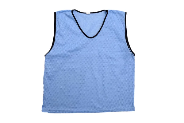 Camisa Azul Para Hombre Aislada Sobre Fondo Blanco — Foto de Stock