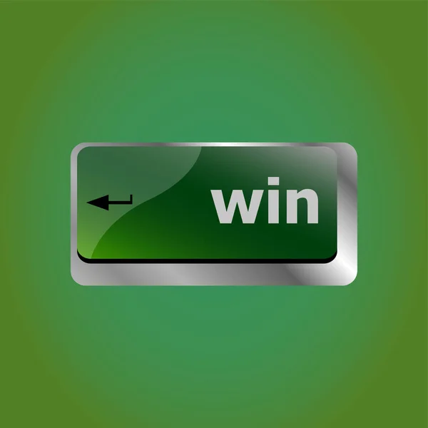 Win Word Computer Keyboard Key Button — Stock Photo, Image