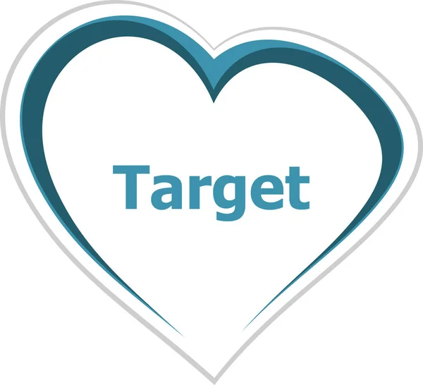 Text Target Advertising Concept — Stock Photo, Image