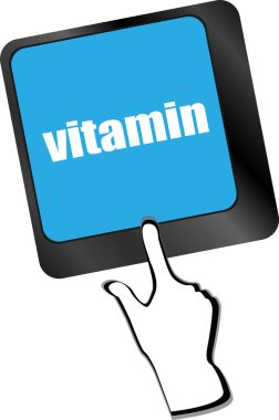 Bilgisayar klavyesindeki vitamin sözcüğü