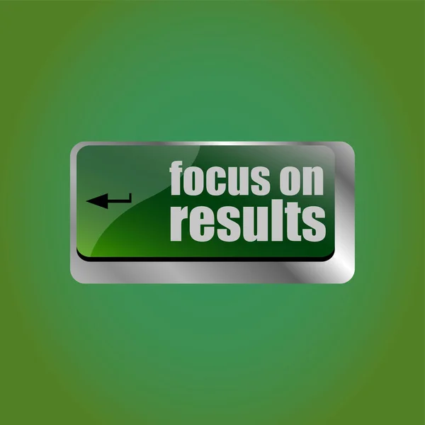 Moderne Toetsenbord Focus Resultaten Tekst Technologieconcept — Stockfoto