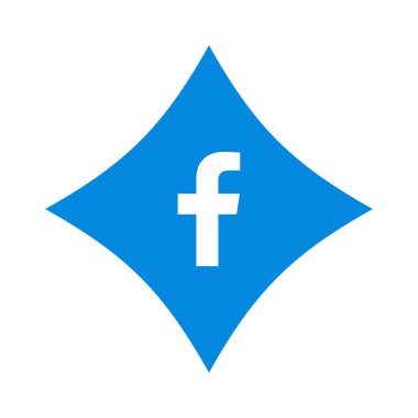 Facebook logosu tabelası. Facebook iyi bilinen bir sosyal ağ hizmetidir. Facebook ikonu. Kharkiv, Ukrayna - Ekim 2020