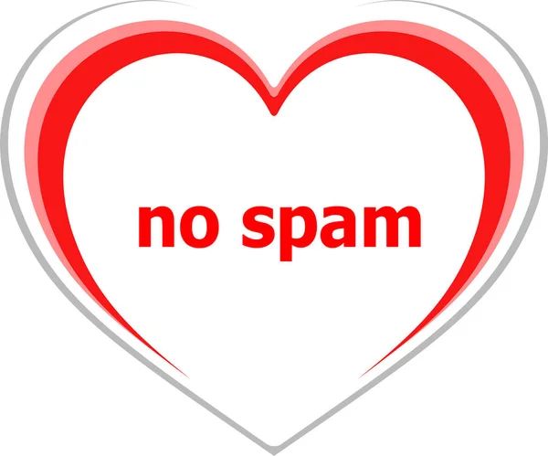 Sms Geen Spam Veiligheidsconcept — Stockfoto