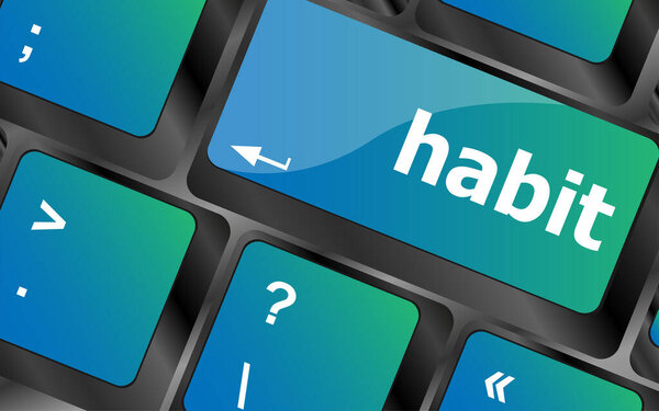 Клавиатурные клавиши компьютера с привычным словом