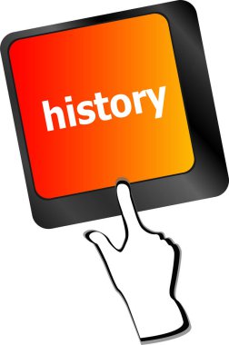 Laptop klavyesi ve anahtar geçmişi var.