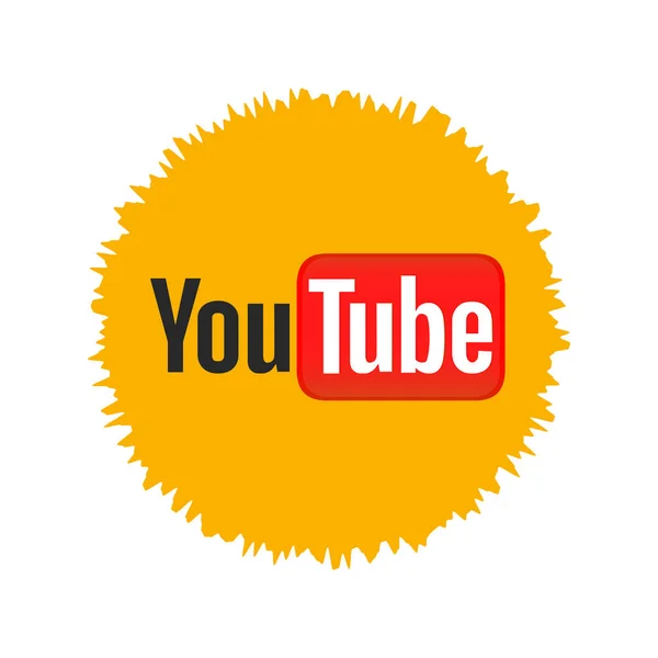 Logo Youtube Youtube Sito Condivisione Video Con Sede San Bruno — Foto Stock