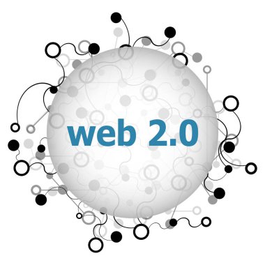 Metin ağı. Web tasarım konsepti. Noktaları ve çizgileri birleştiren soyut arkaplan