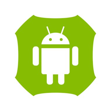 Android logosu. Android akıllı telefonlar, tabletler ve mobil platformlar için işletim sistemi. Android uygulaması. Kharkiv, Ukrayna - Ekim 2020