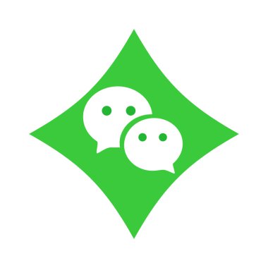 Logomuz var. WeChat, Çin 'de çok amaçlı bir mesajlaşma, sosyal medya ve mobil ödeme uygulaması. Kharkiv, Ukrayna - Ekim 2020