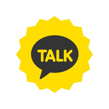 Mesaj uygulaması KakaoTalk logosu. Google Play Store sitesindeki KakaoTalk uygulaması. Kharkiv, Ukrayna - Ekim 2020