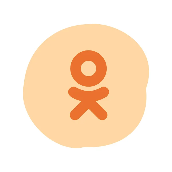 Odnoklassniki Logo Odnoklassniki Toepassingen App Kharkiv Oekraïne Oktober 2020 — Stockfoto