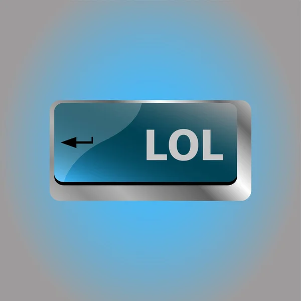 Keys Saying Lol Computer Keyboard Key — Stock Photo, Image