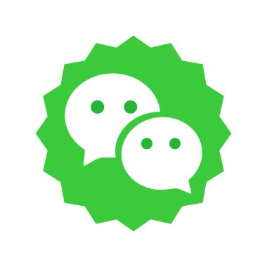Logomuz var. WeChat, Çin 'de çok amaçlı bir mesajlaşma, sosyal medya ve mobil ödeme uygulaması. Kharkiv, Ukrayna - Ekim 2020