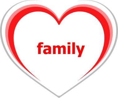 Aileye mesaj at. Sosyal konsept